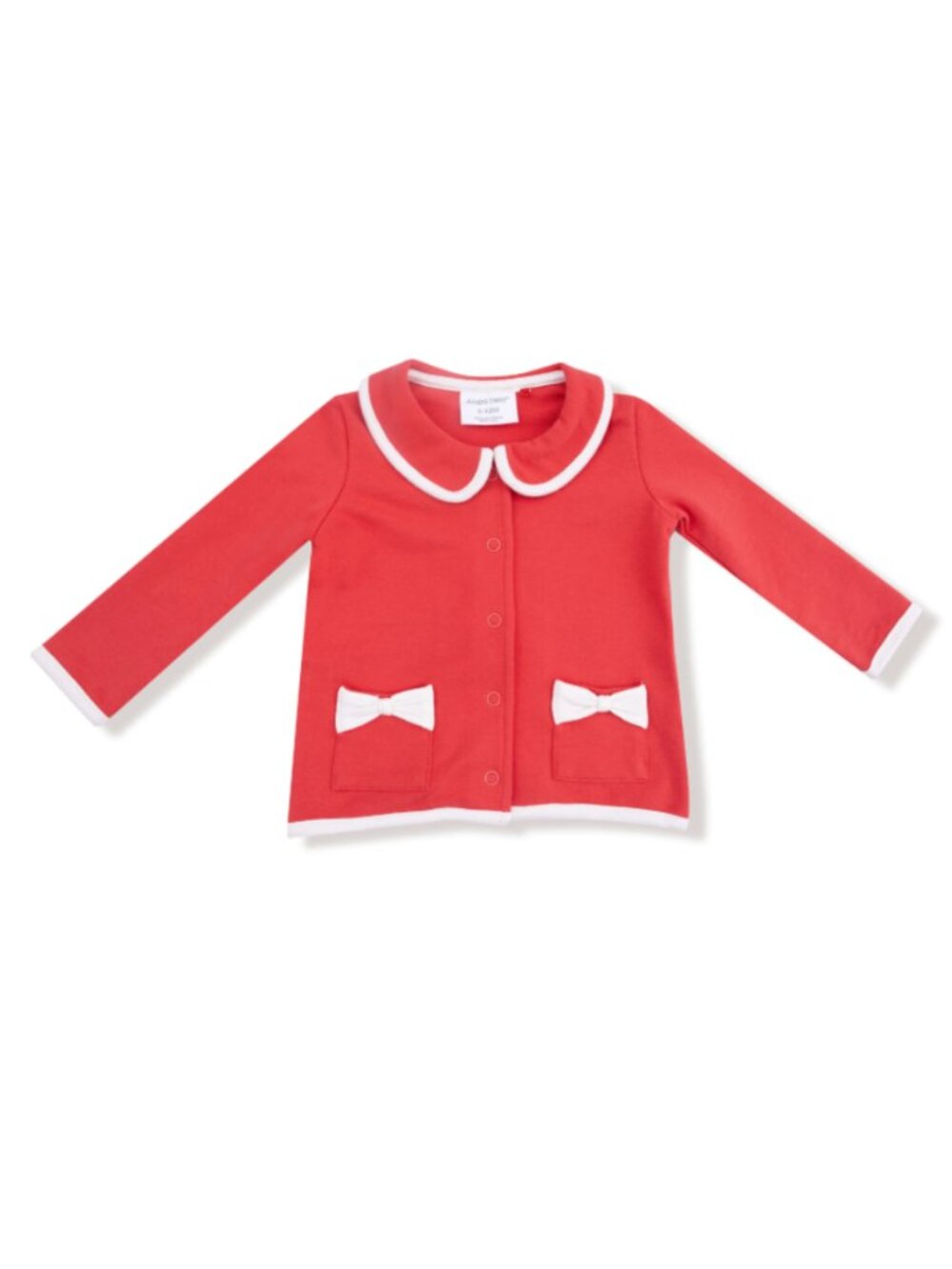 NWT Angel Dear Red Baby Jacket with Bow Pockets